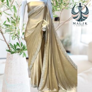 Original Korean Stones Work Saree