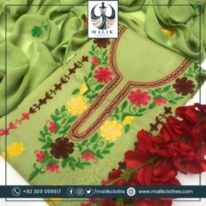 Lawn Cotton Embroidered Shirt